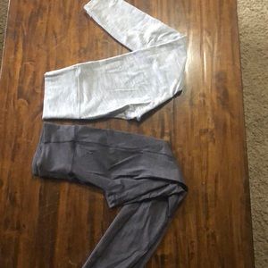 2 lululemon leggings size 8